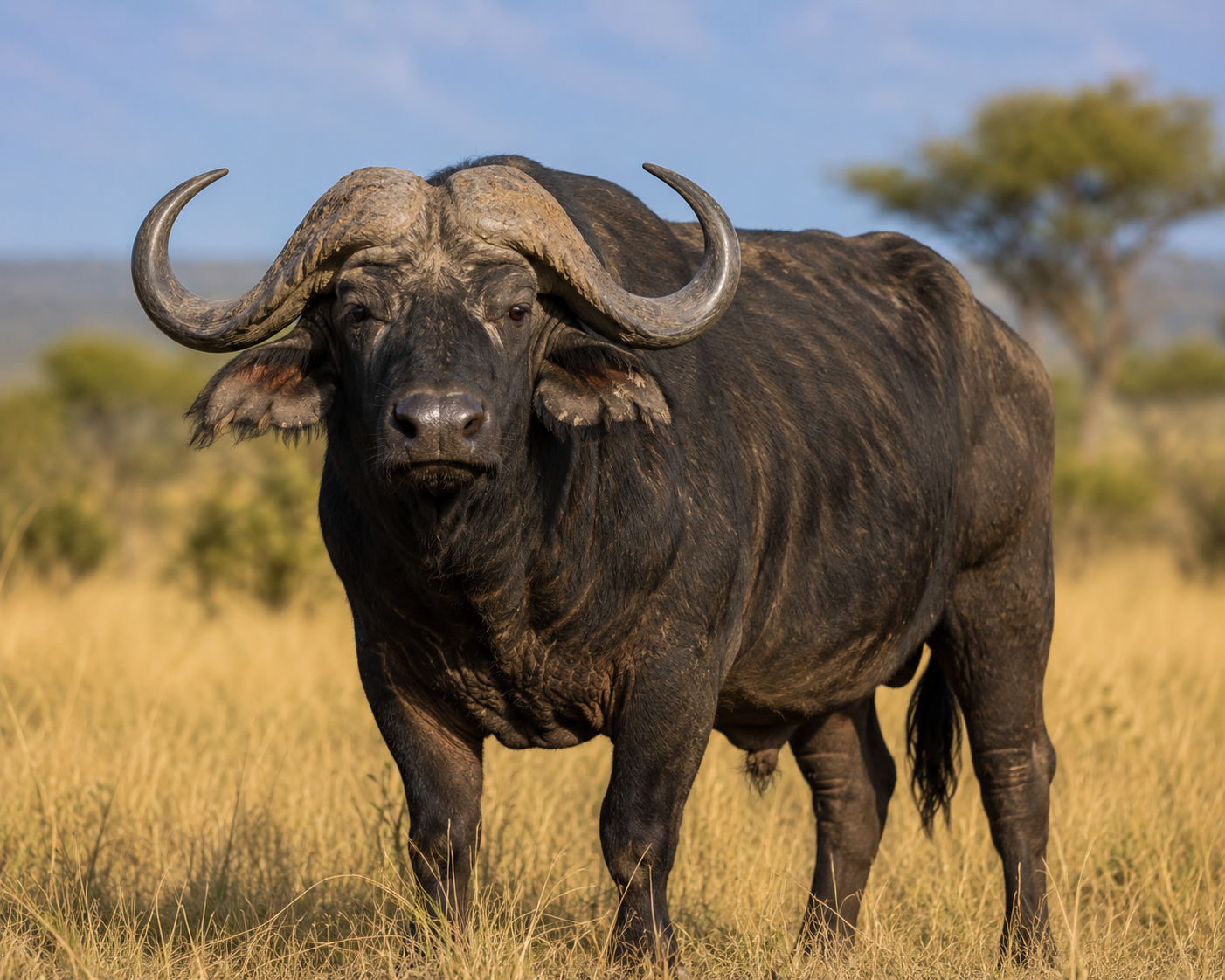 Cape Buffalo in the field
